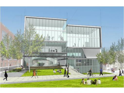 Creative Arts Center - The 35,000-square-foot facility features a recital hall, flexible production spaces, an outdoor amphitheater, and several laboratories and production studios.